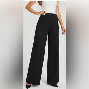 Betabrand Black Buttoned Pants